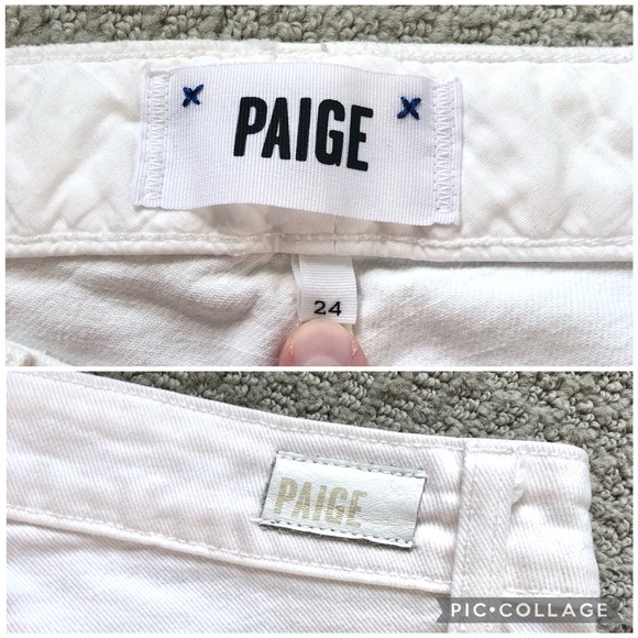 SUMMER CLOSEOUT ☀️ \Paige\• Bermuda Cutoff Shorts in Optic White - Picture 14 of 16